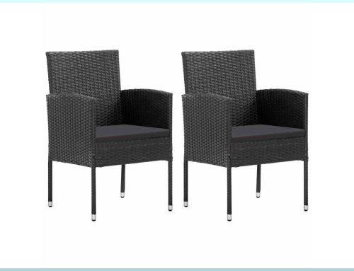 vidaXL Garden Chairs Poly Rattan Outdoor Seating