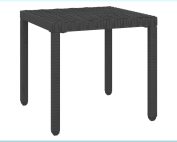 vidaXL modern sun lounger set for outdoor relaxation