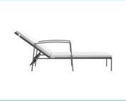 vidaXL 3-piece sun lounger set with rattan loungers and side table