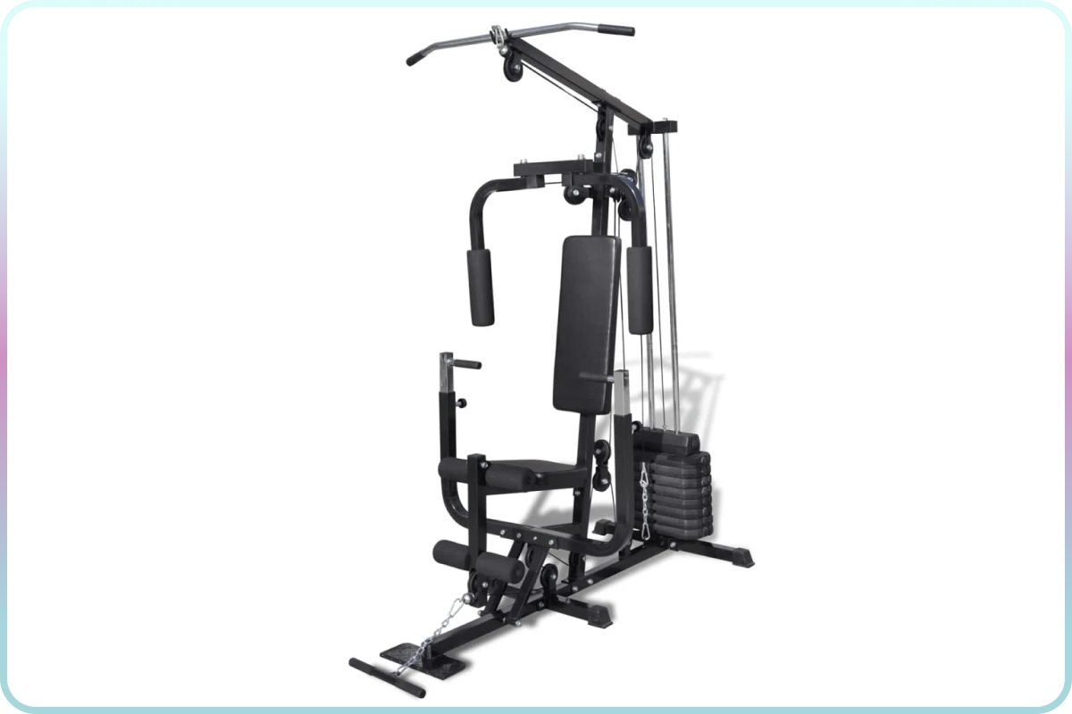 vidaXL versatile multi-use home gym fitness machine for full body workouts