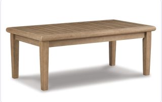 Ashley Gerianne Table Expert Review: A high-quality, durable outdoor cocktail table with a weathered wood finish, perfect for modern home and patio decor!