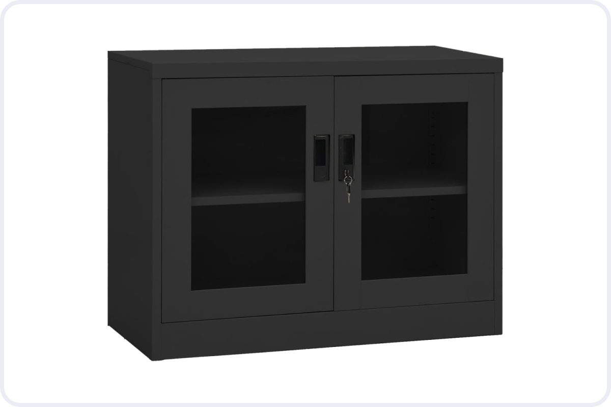 vidaXL Anthracite Office Cabinet for Home Office Storage!